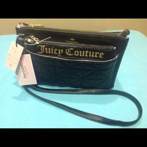Mid cross body black bag